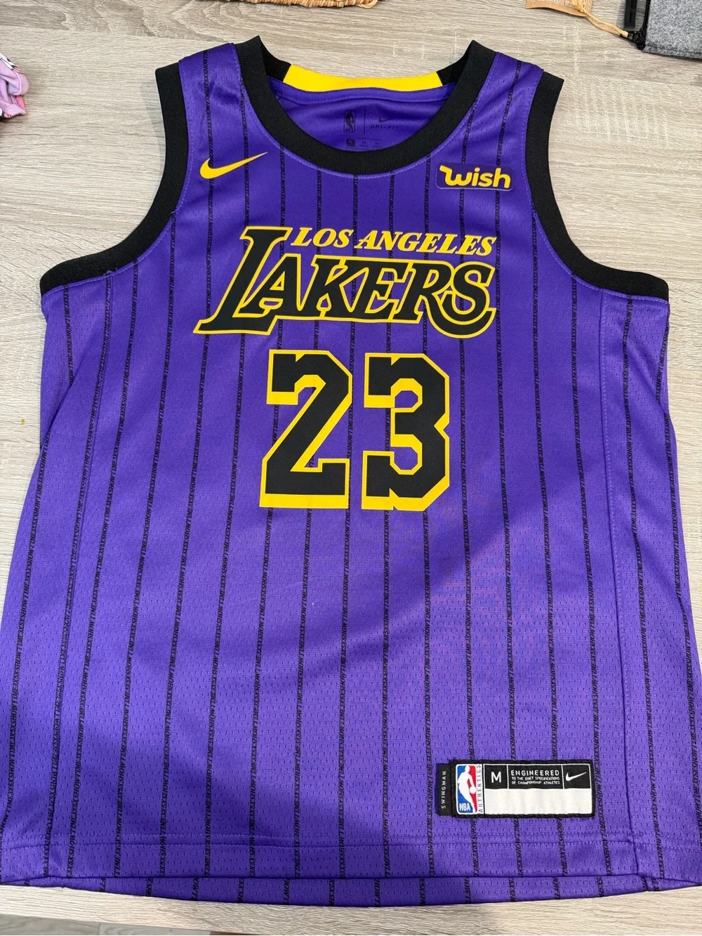 Nike Purple Los Angeles Lakers #23 Kids Basketball Jersey